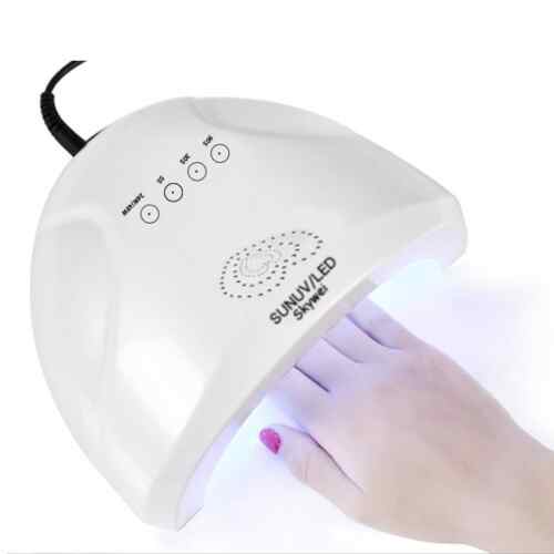 Skywei nail sun light therapy machine 48W/24W can be switched Induction timing led nail lamp