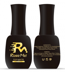 RoseMei Nail Gel Matte Top 15ml（Free Shipping to tehran）